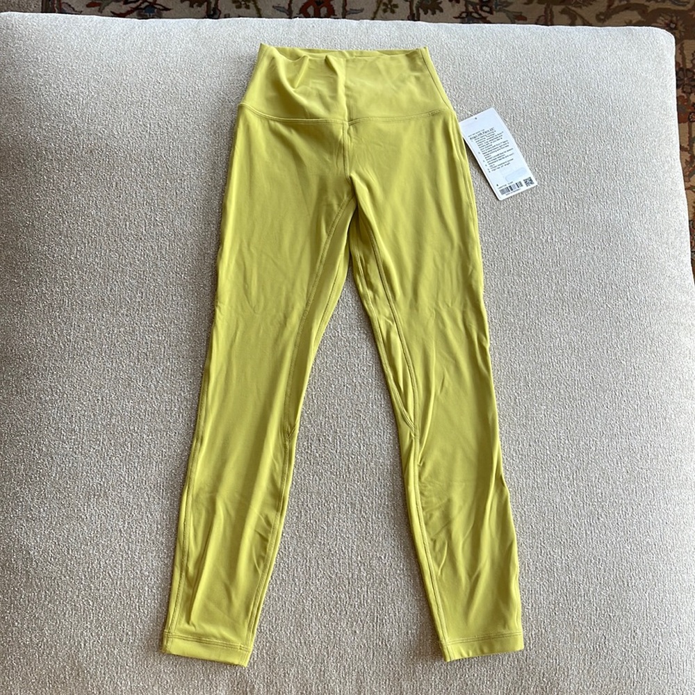 Lululemon, yellow/mustard color, size 4